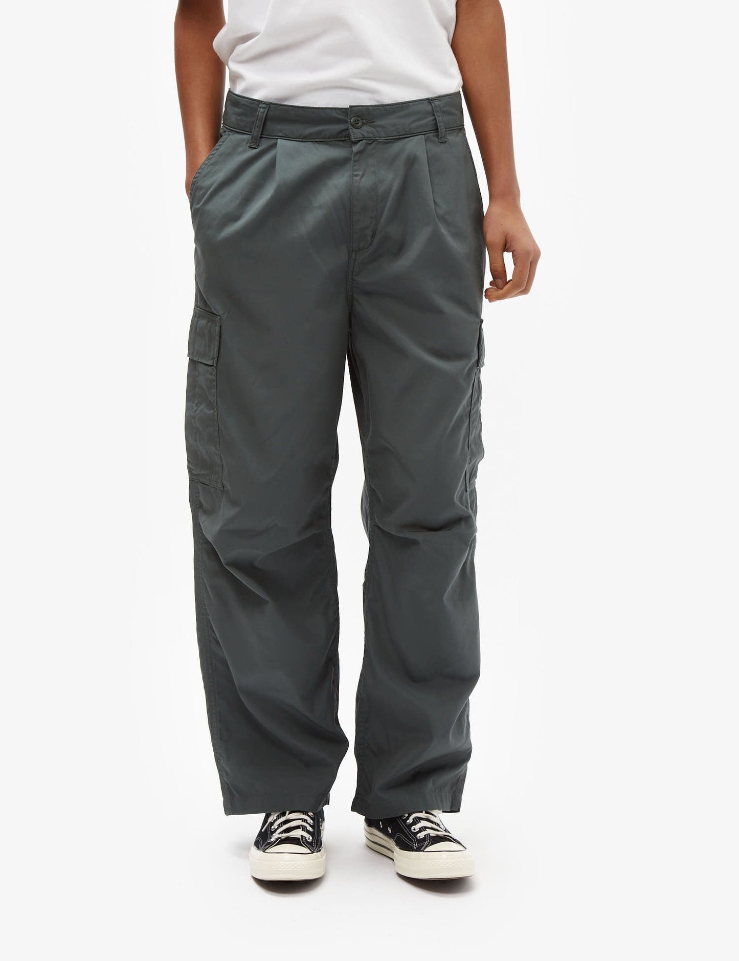 Pantalon cargo Cole (ample) - Vert Jura