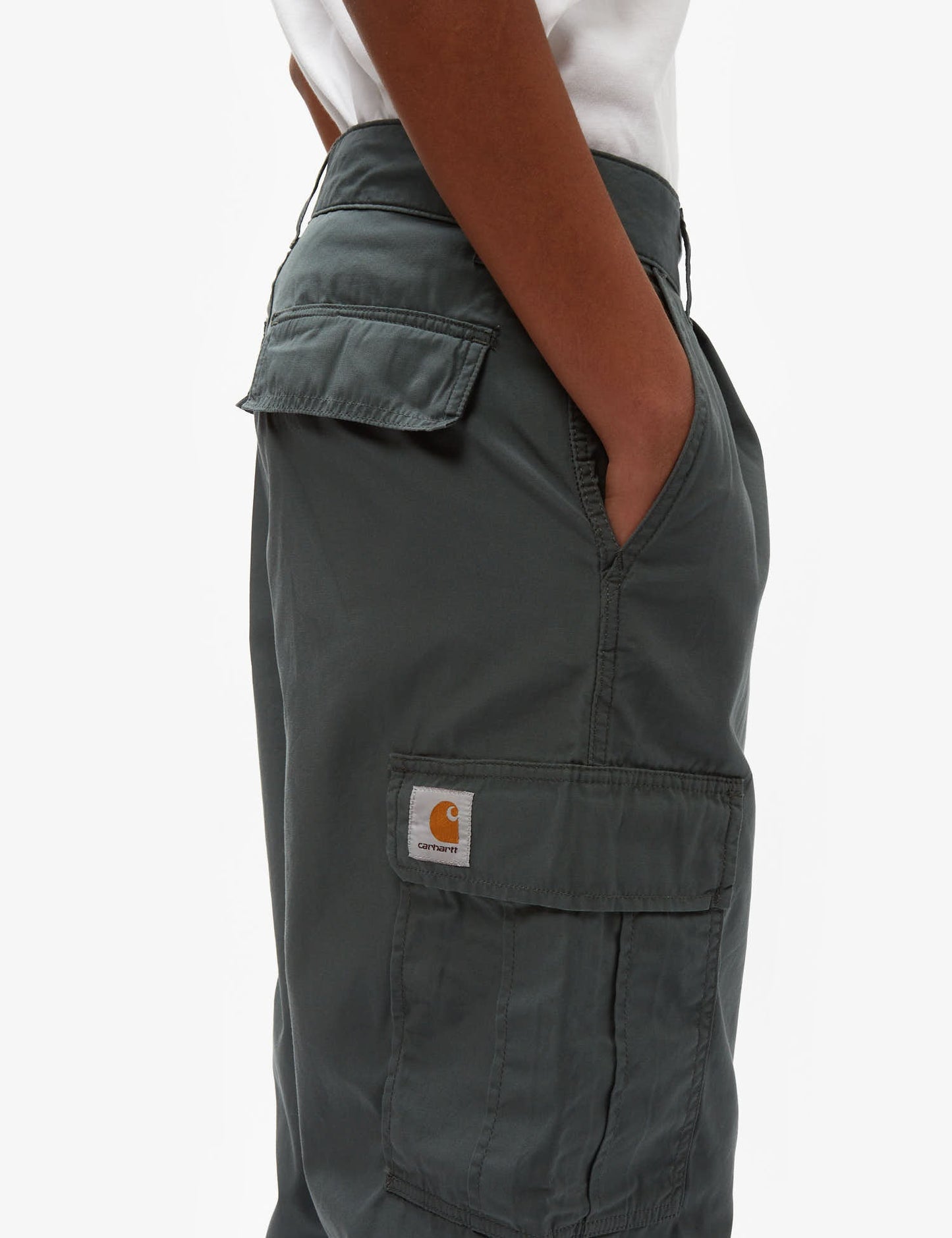 Pantalon cargo Cole (ample) - Vert Jura