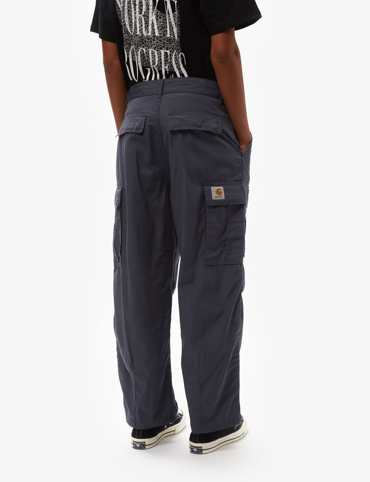 Pantalon cargo Cole (coupe décontractée) - Gris Zeus
