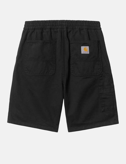 Flint Short - Noir teint sur pièce
