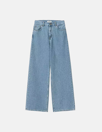 Pantalon Jane Femme (ample) - Bleu délavé intense