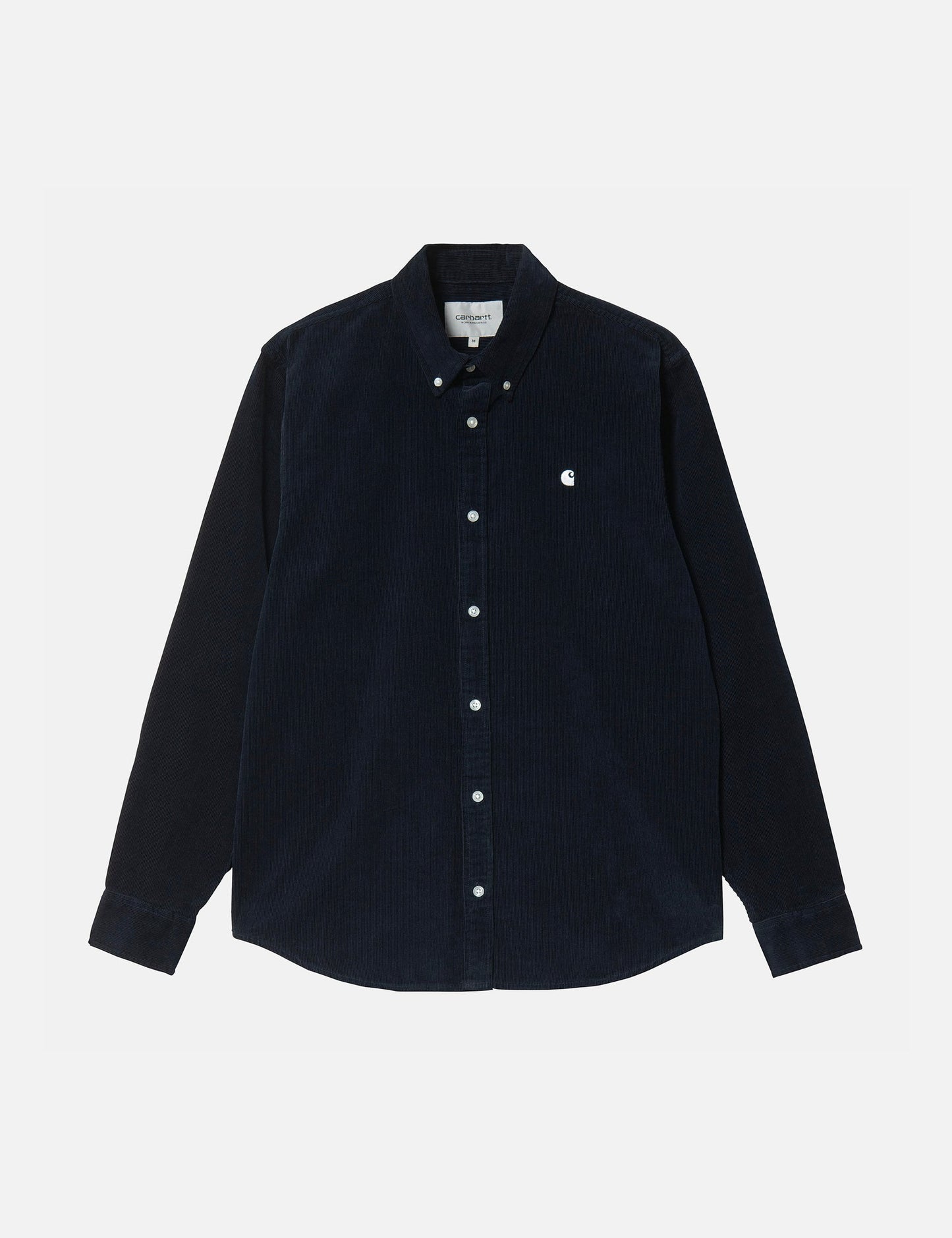 Chemise Madison (Côtelé fin) - Bleu marine foncé/Blanc