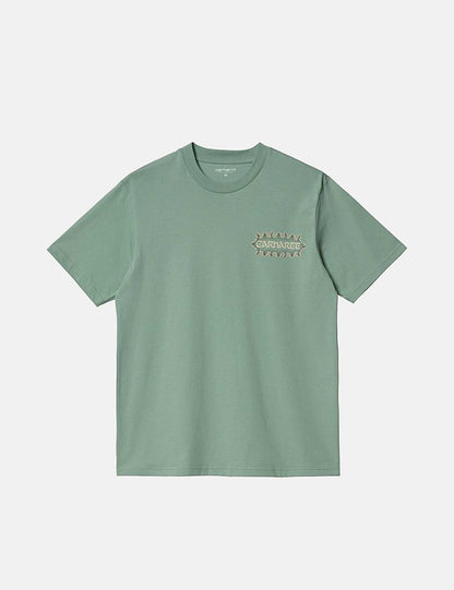 T-shirt Spaces - Vert sauge brumeux