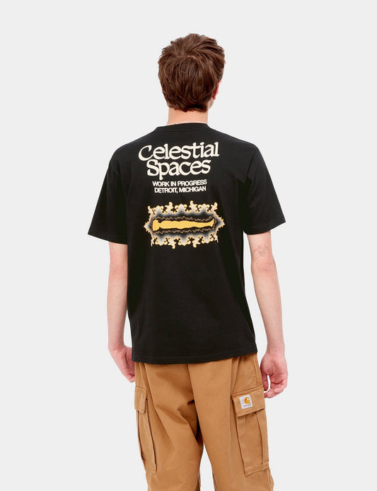 Spaces T-Shirt – Schwarz