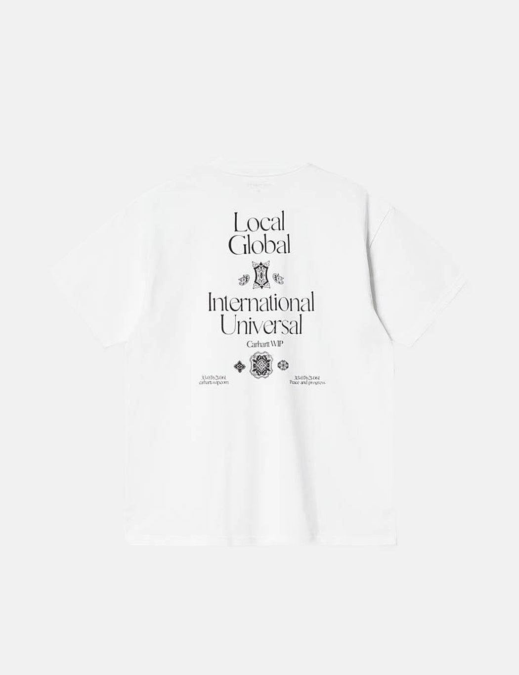 T-shirt Pocket local - Blanc/Noir