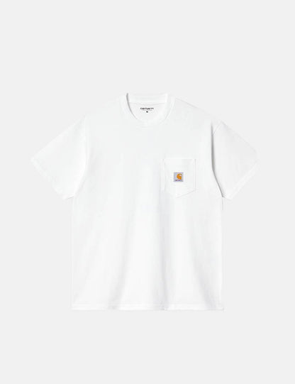 T-shirt Pocket local - Blanc/Noir