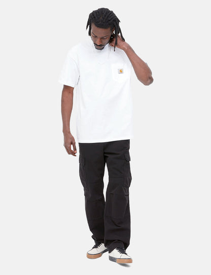 T-shirt Pocket local - Blanc/Noir