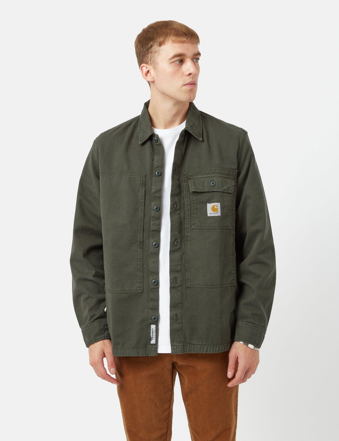 Chemise à manches longues Charter - Vert buis