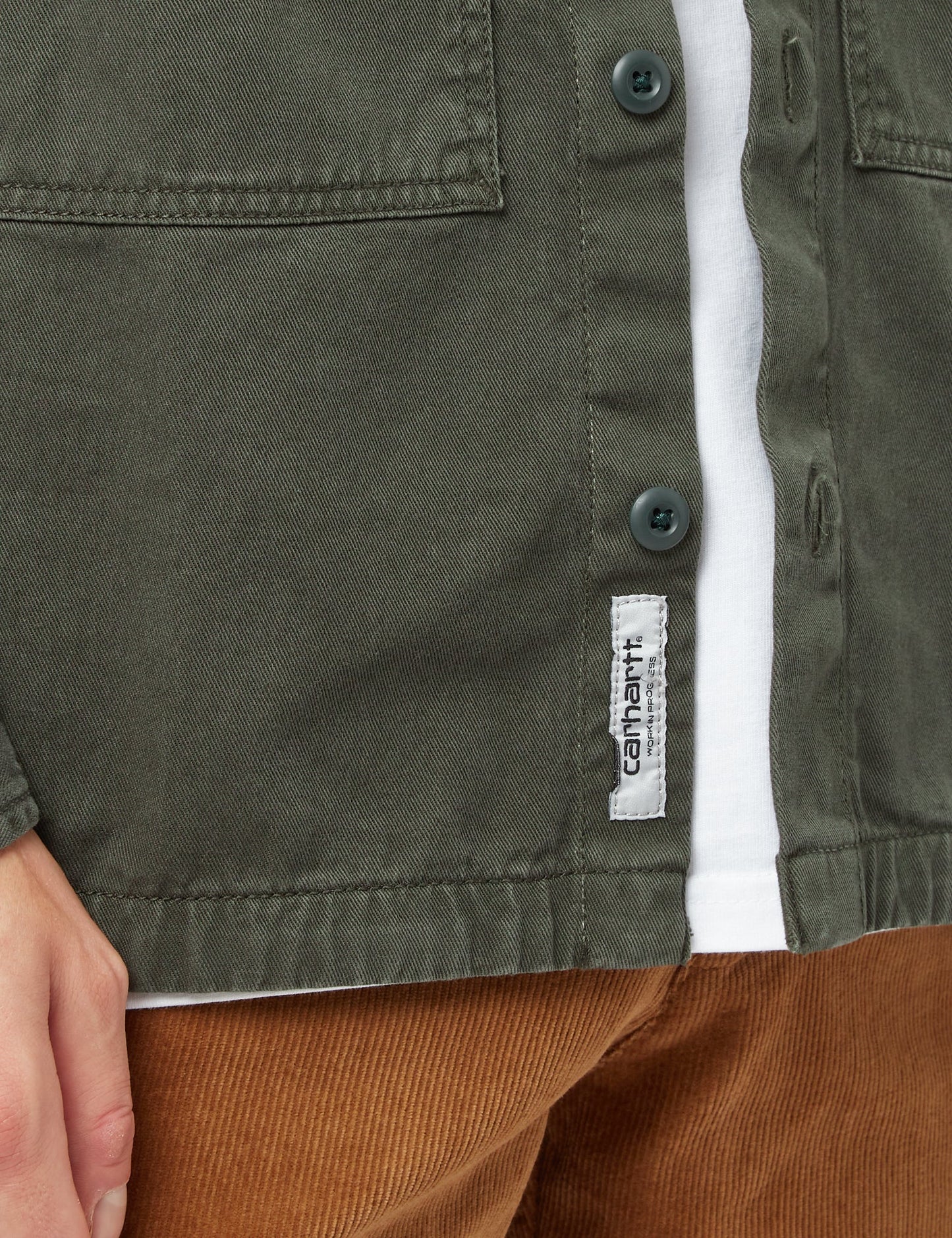Chemise à manches longues Charter - Vert buis