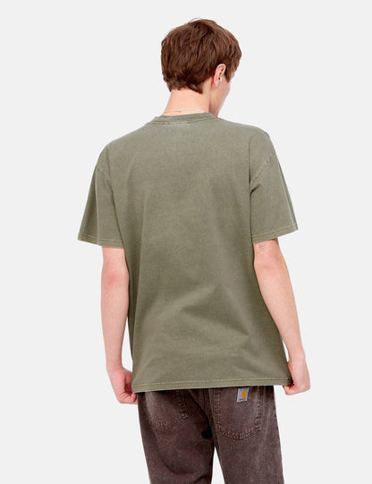 T-shirt Duster avec poche - Vert algue