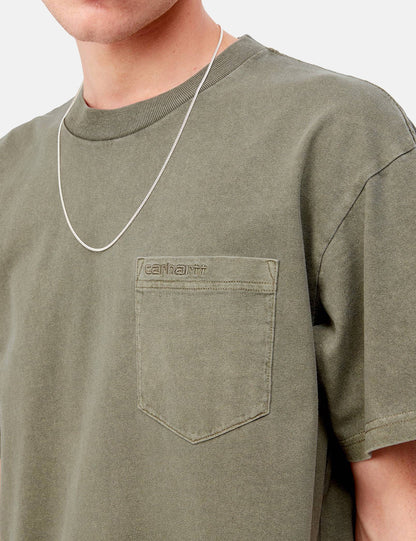 T-shirt Duster avec poche - Vert algue