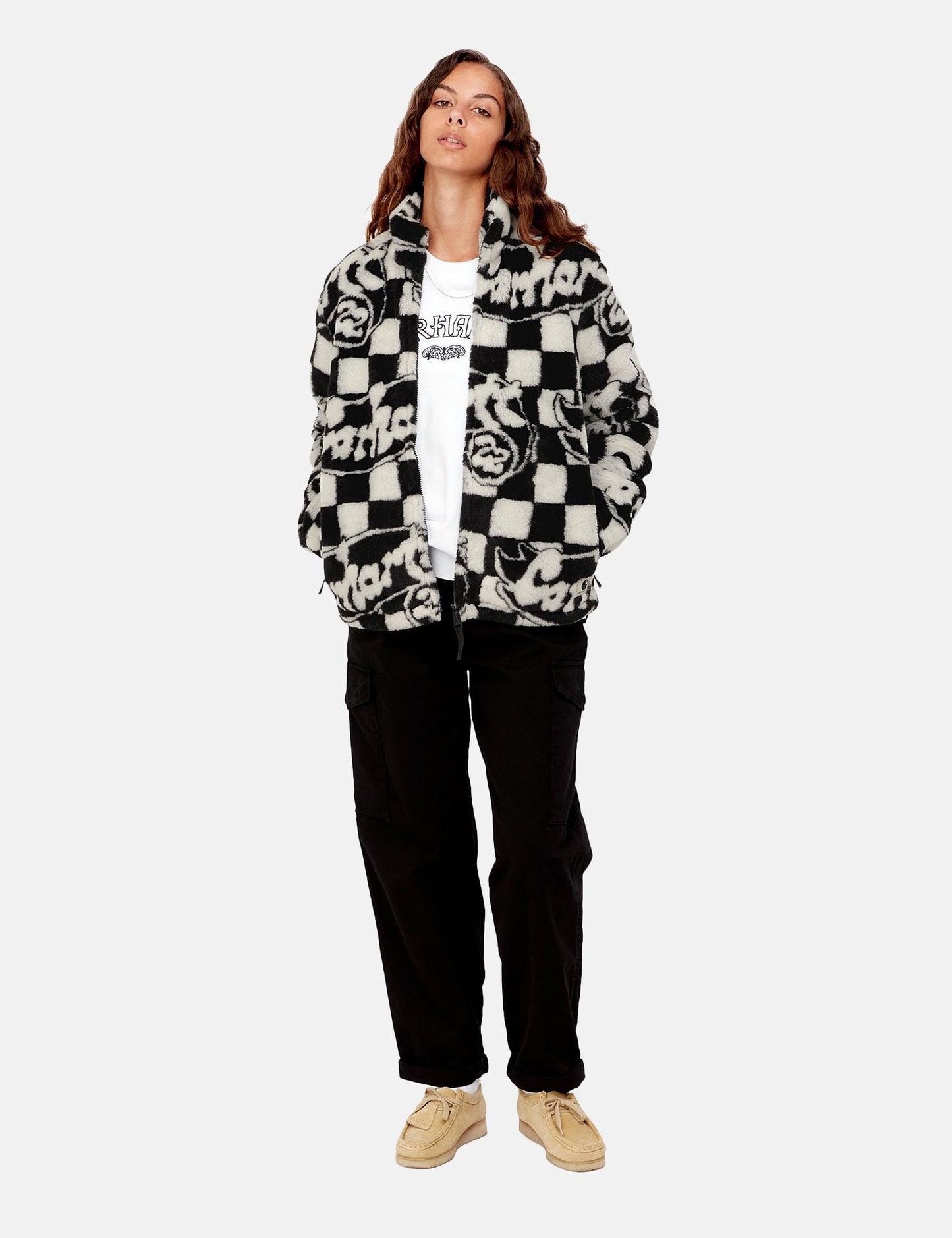 Doublure unie pour femme (Jacquard Joyride) - Noir/Cire