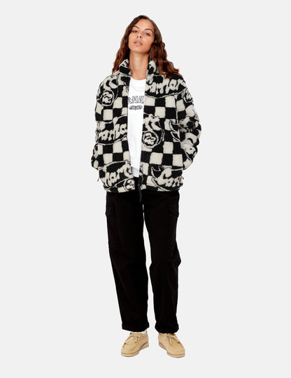 Doublure unie pour femme (Jacquard Joyride) - Noir/Cire