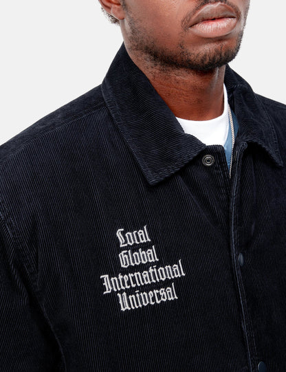 Veste teddy - Bleu marine foncé/Wax