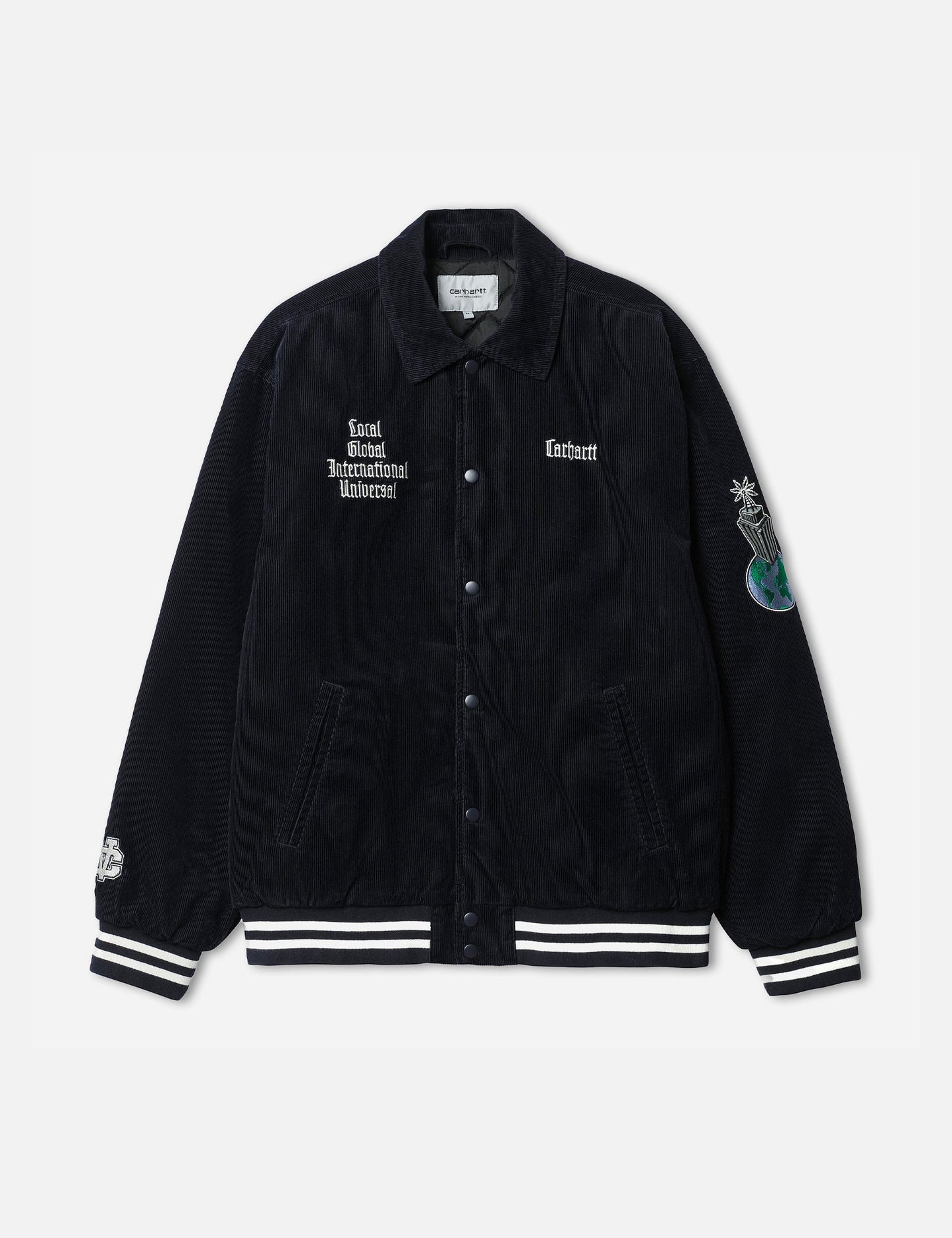 Veste teddy - Bleu marine foncé/Wax