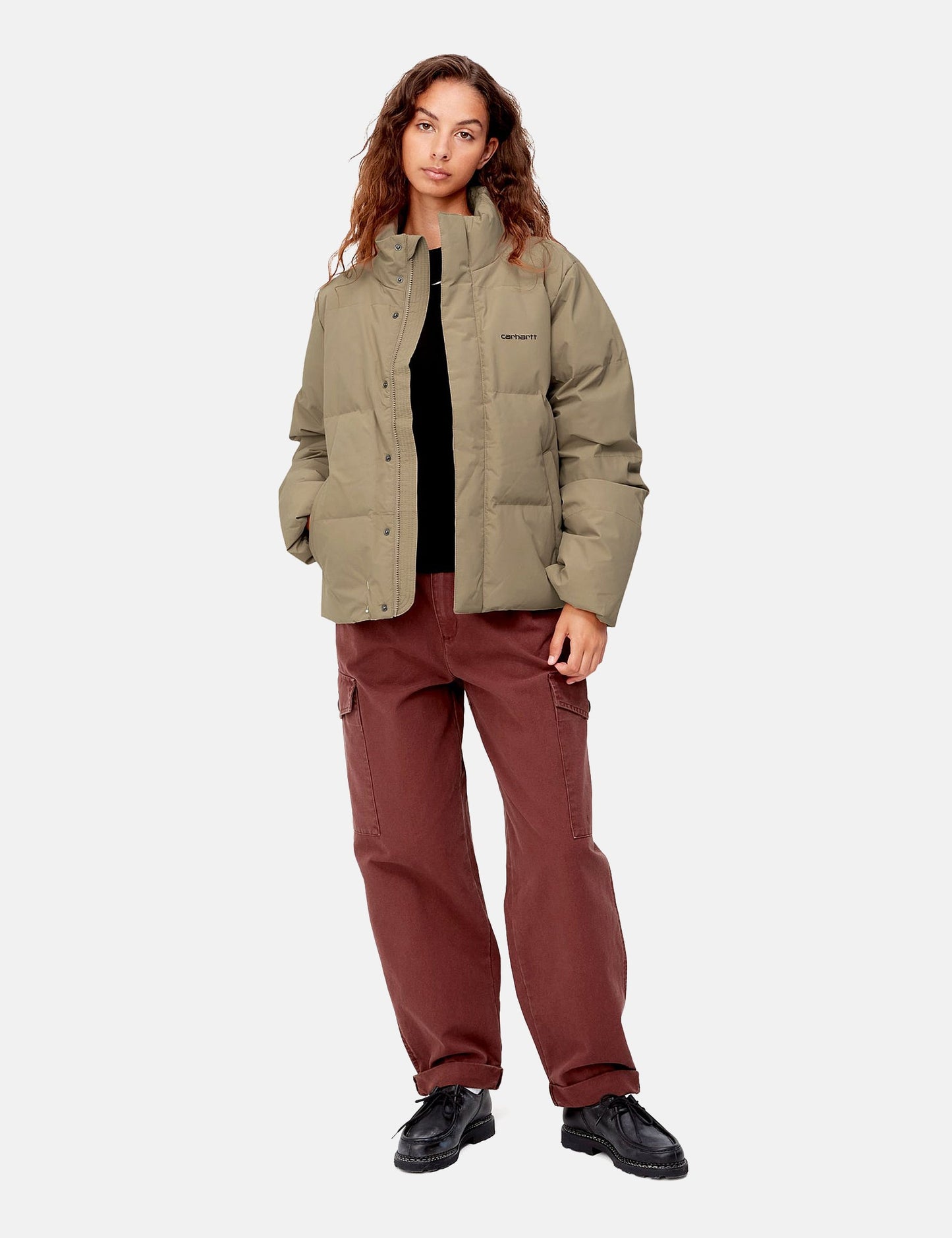Veste Yanie pour femme - Marron Tanami/Noir
