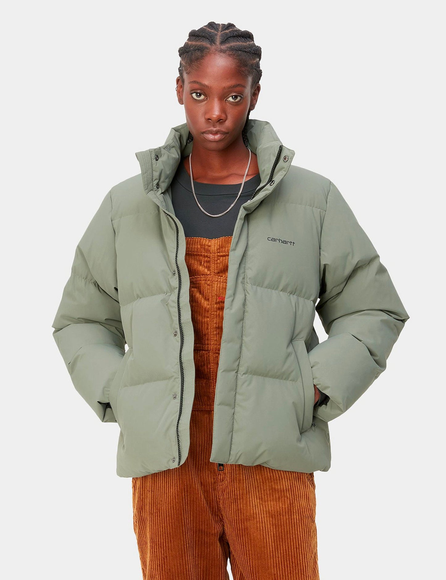Veste Yanie pour femme - Vert Fumé