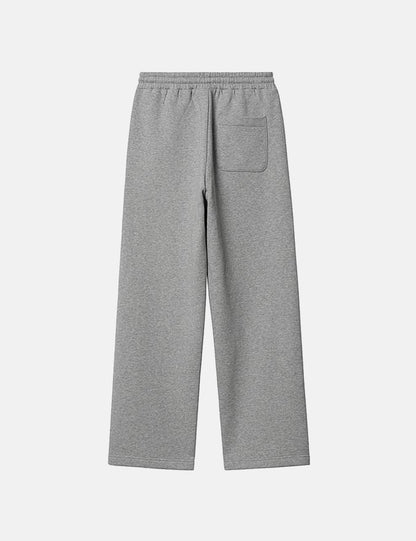 Pantalon de jogging Casey (ample) pour femme - Gris chiné/Argent