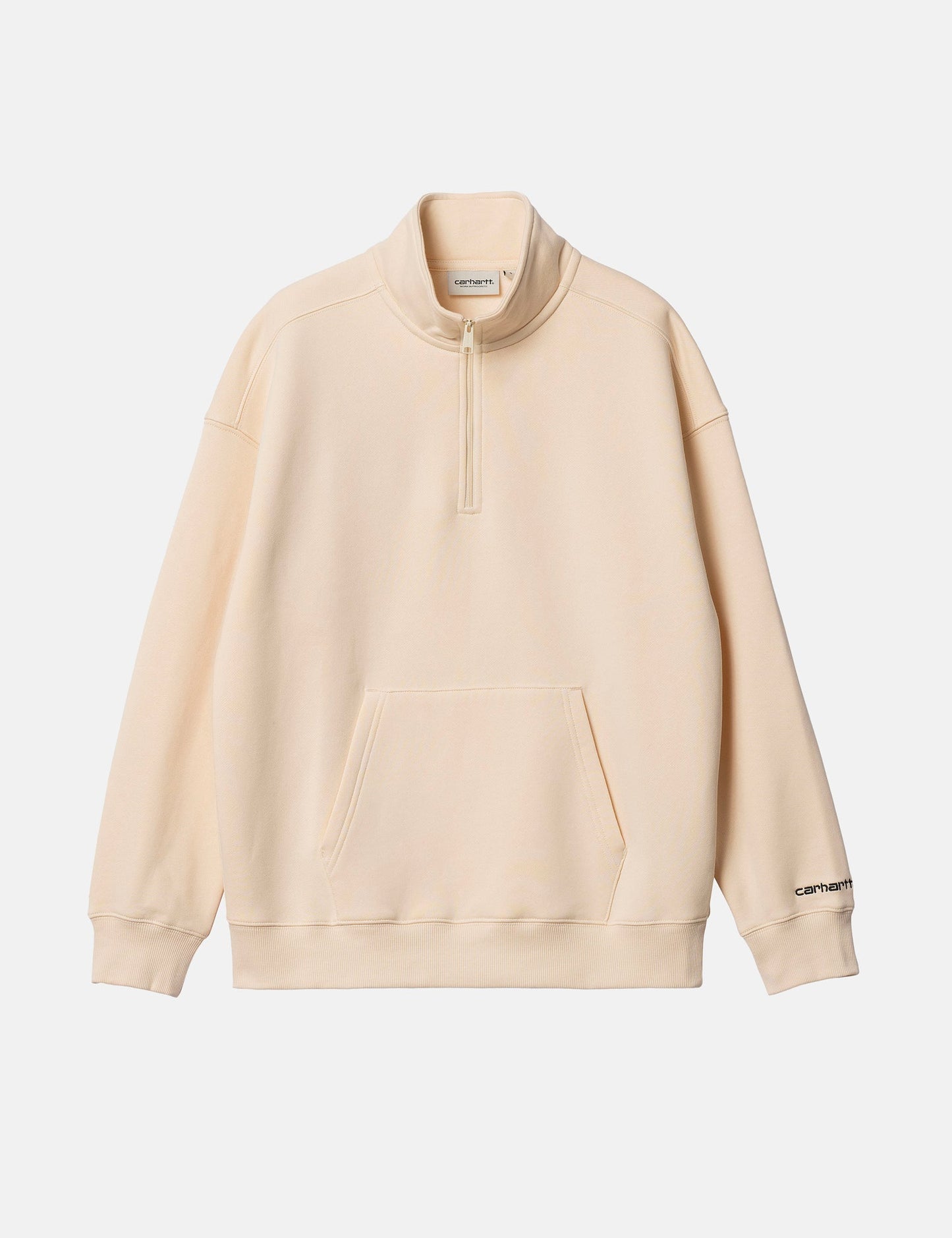 Sweat-shirt à col montant Ontario pour femme - Beige Calico/Noir