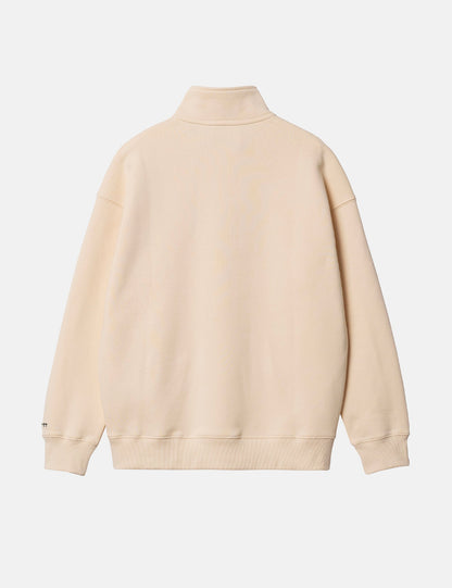 Sweat-shirt à col montant Ontario pour femme - Beige Calico/Noir