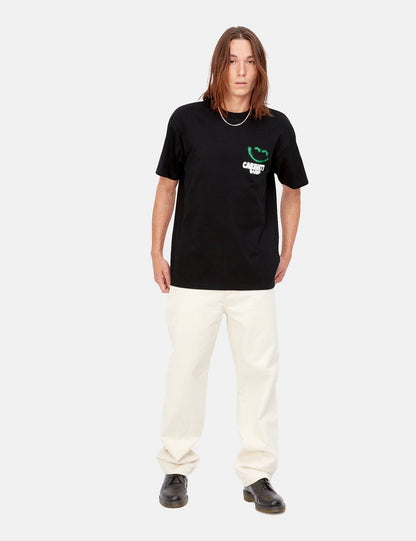 T-shirt Happy Script - Noir