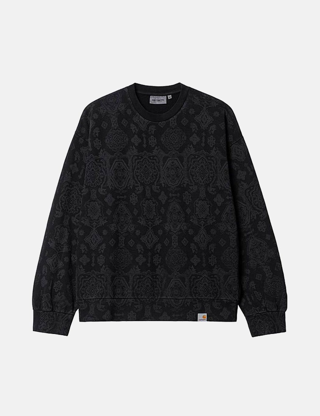 Sweat-shirt imprimé verset - Noir
