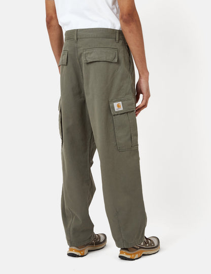 Pantalon cargo Cole (coupe décontractée) - Vert sauge