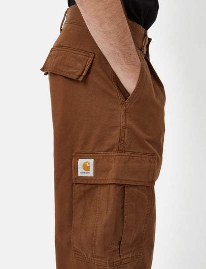 Pantalon cargo Cole (coupe décontractée) - Marron tamarin
