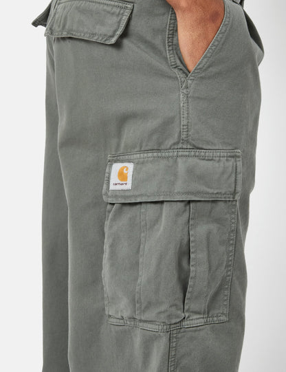 Pantalon Cargo Cole (Coupe décontractée) - Vert fumée