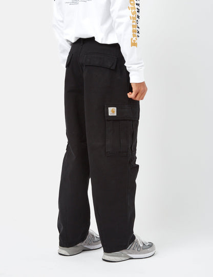 Pantalon Cargo Cole (Coupe décontractée) - Noir