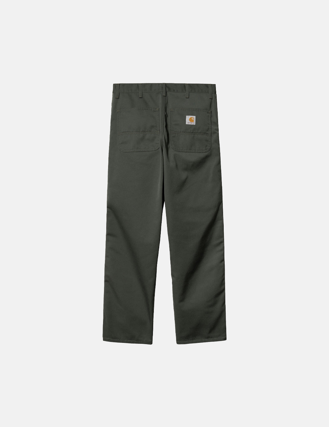 Pantalon en velours côtelé simple (détendu) - Vert buis