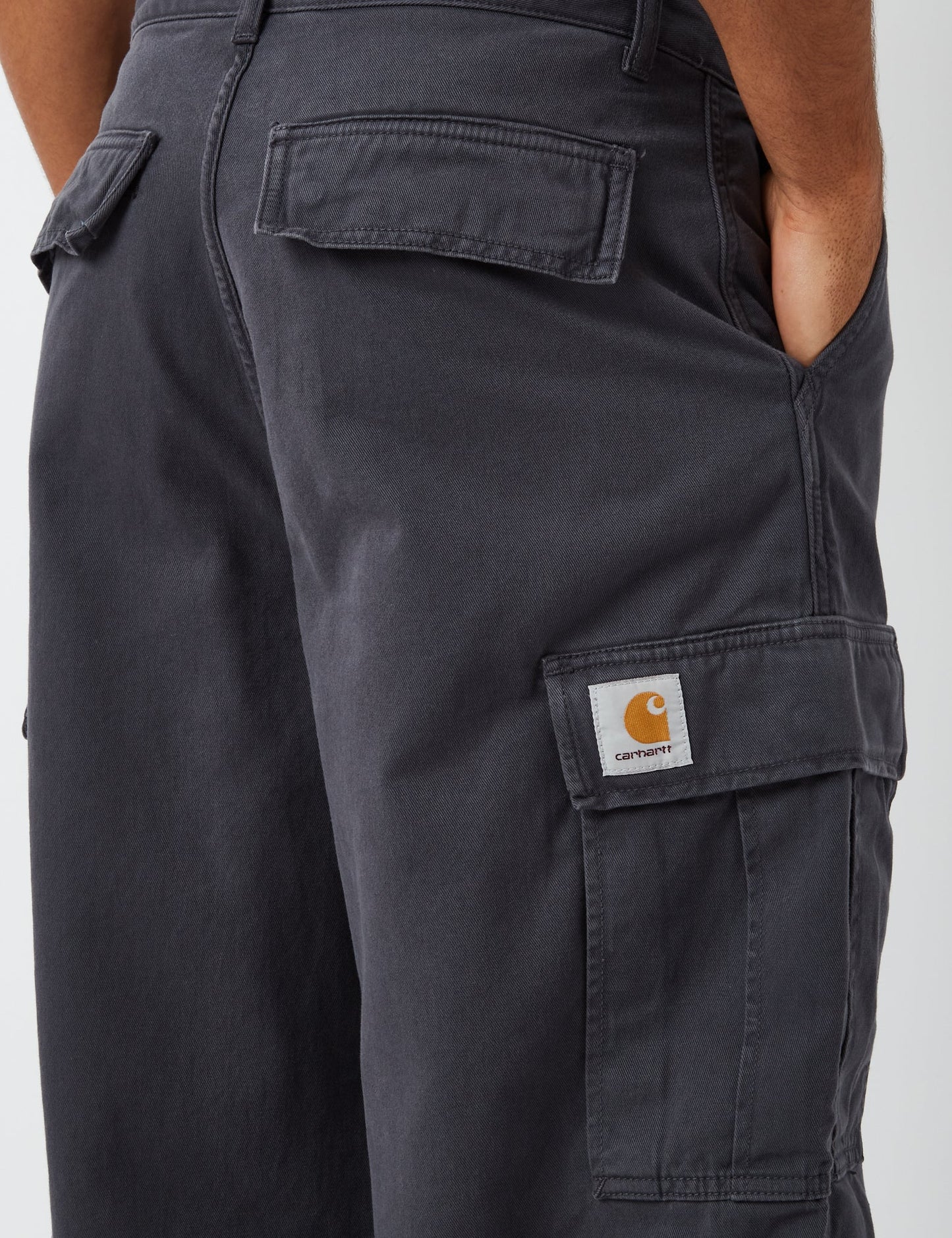 Pantalon cargo Cole (coupe décontractée) - Gris Zeus