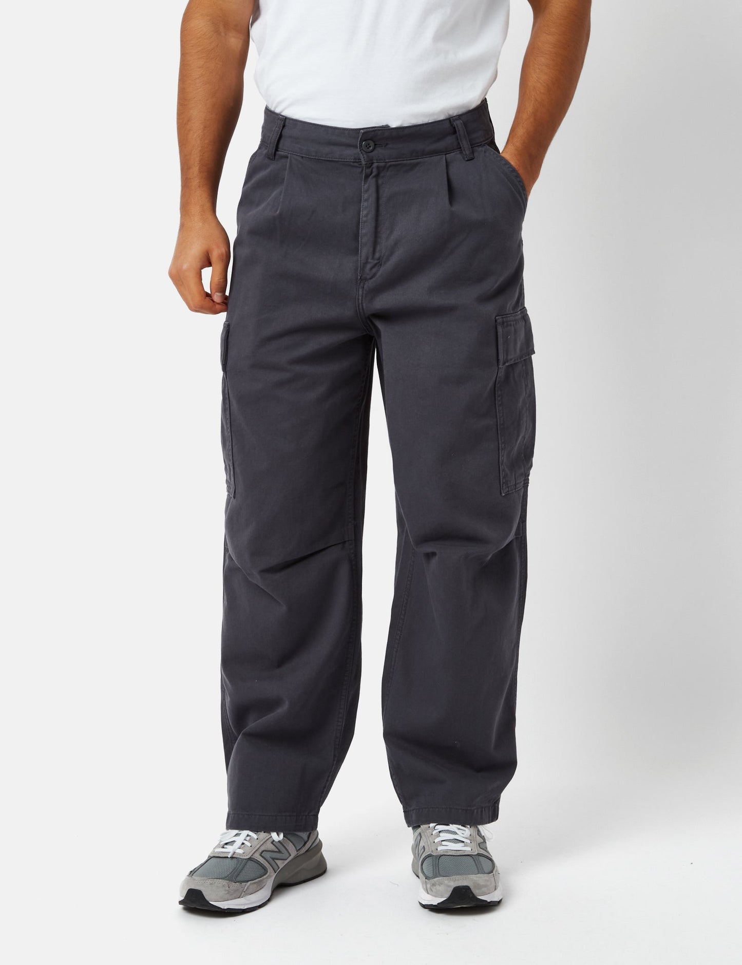 Pantalon cargo Cole (coupe décontractée) - Gris Zeus
