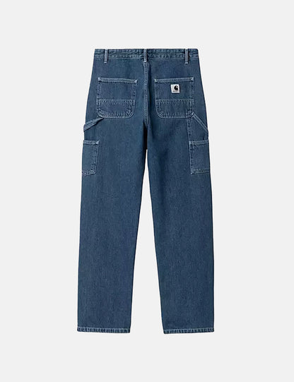 Pantalon Pierce (coupe droite) pour femme - Bleu délavé intense