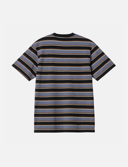 T-shirt Leone (Leone Stripe) - Bluefin