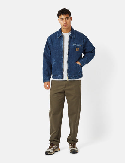 Blouson motard (Denim) - Bleu délavé