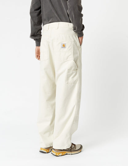 Pantalon coupe large (ample) – Blanc salé