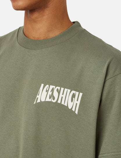 T-shirt Aces (coton biologique) - Vert Billet