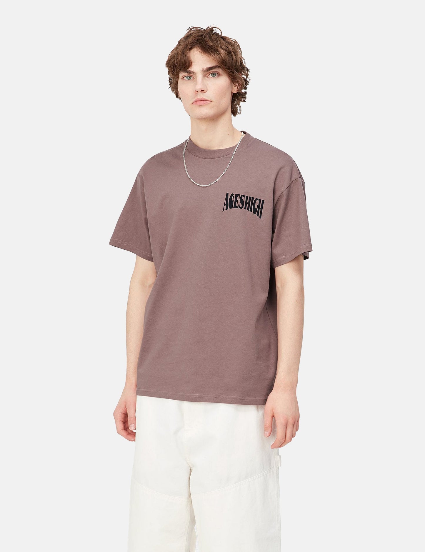 T-shirt Aces (Coton biologique) - Rose Lupinus