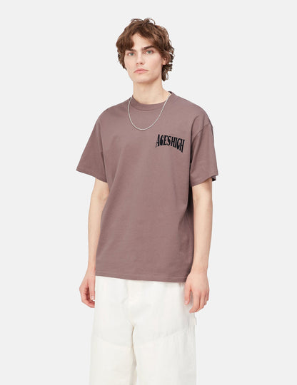 T-shirt Aces (Coton biologique) - Rose Lupinus
