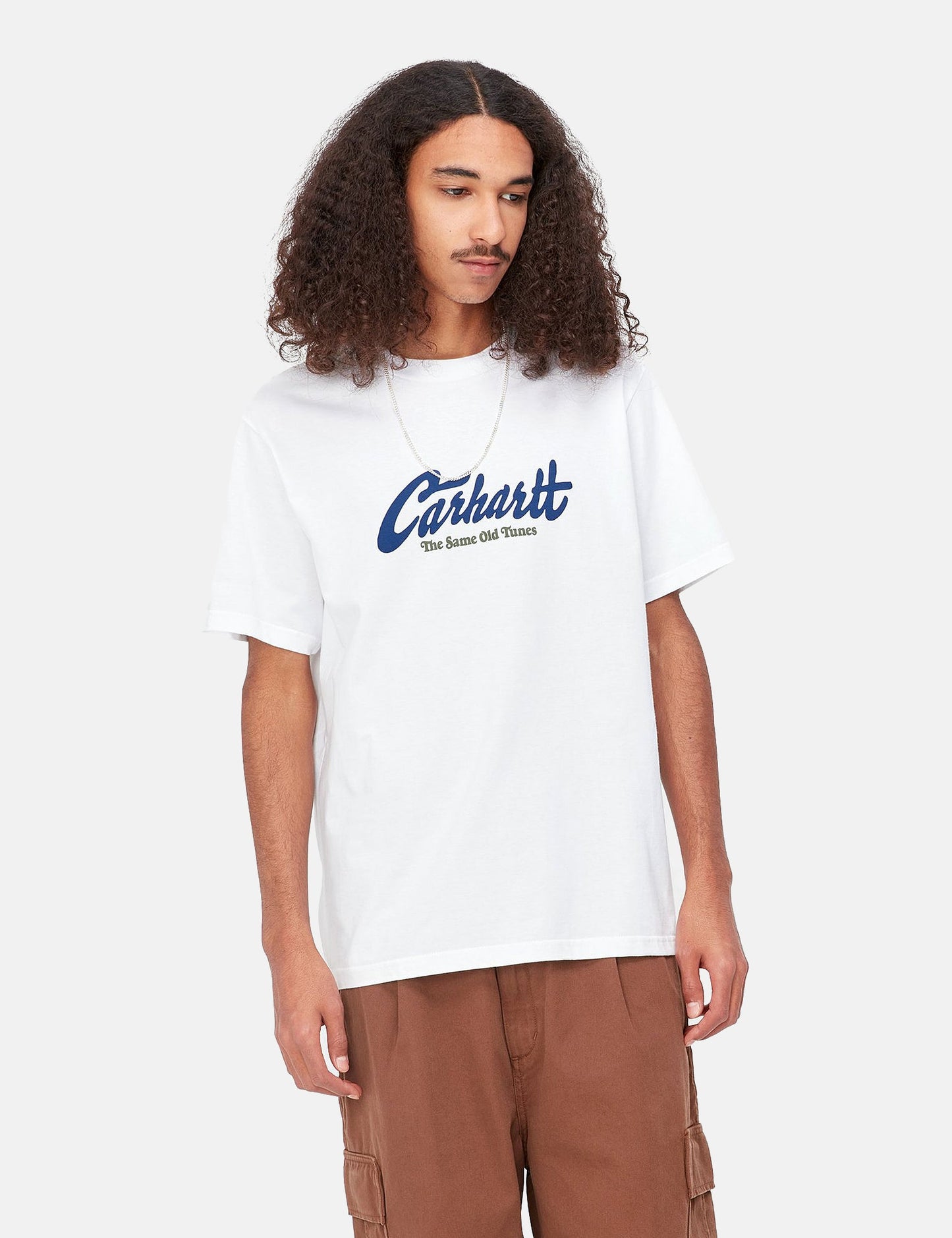 T-shirt Old Tunes (Biologique) - Blanc