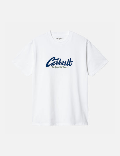 T-shirt Old Tunes (Biologique) - Blanc