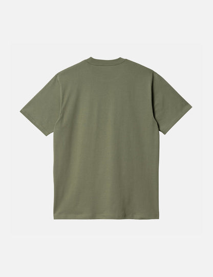 T-shirt Old Tunes (Bio) - Vert Dollar