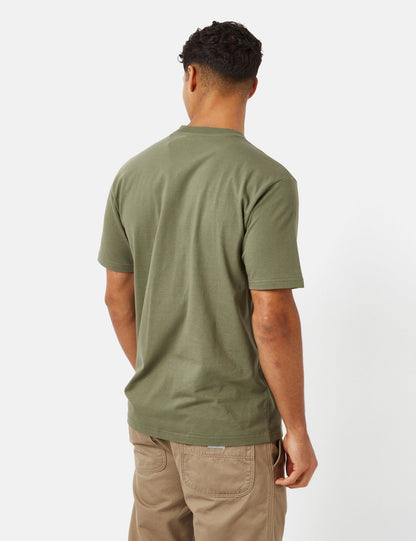 T-shirt Old Tunes (Bio) - Vert Dollar
