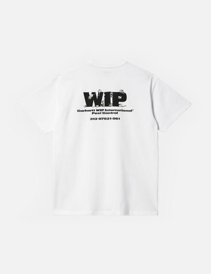 T-shirt de lutte antiparasitaire (bio) - Blanc