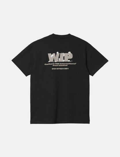 T-shirt anti-nuisibles (biologique) - Noir