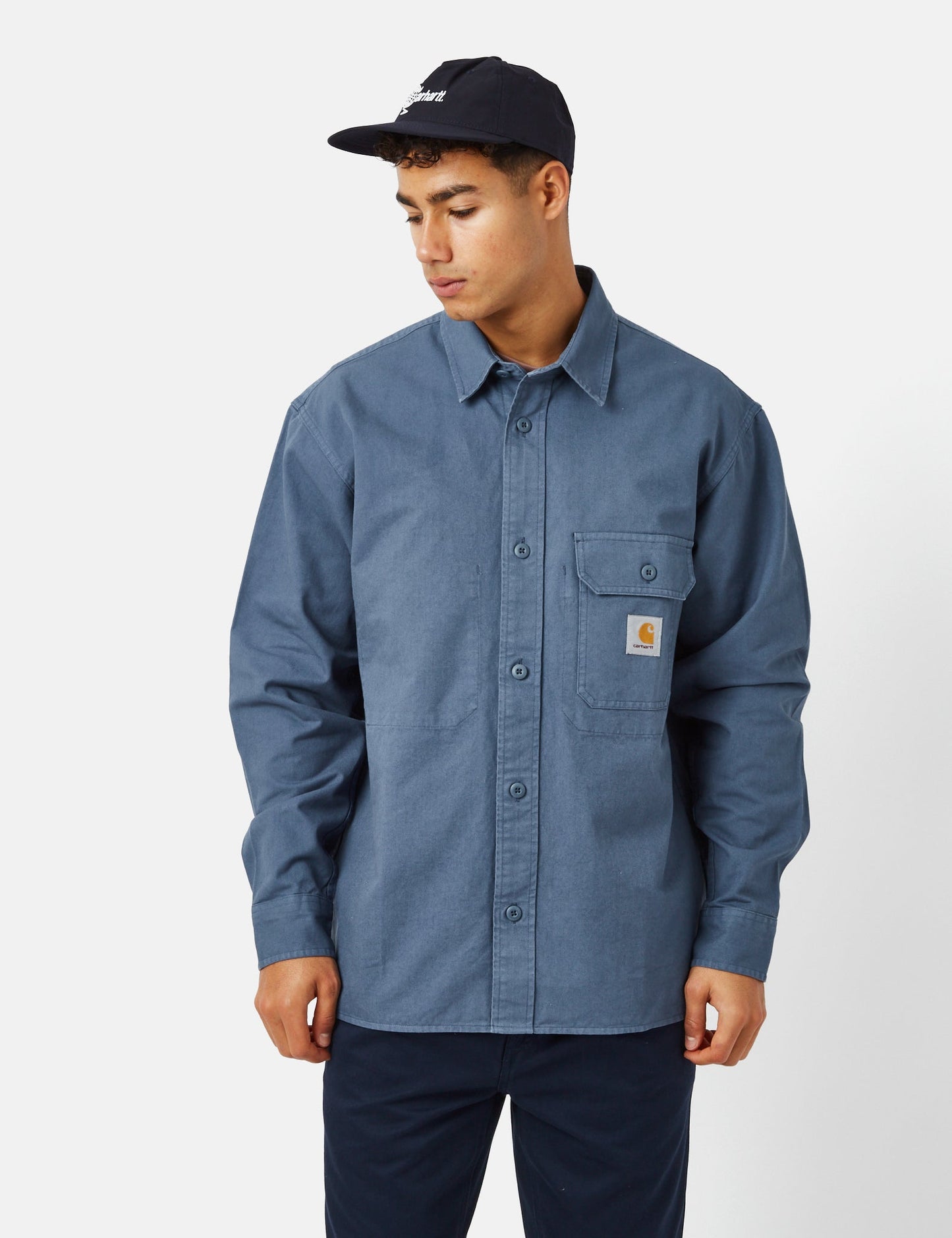 Surchemise Reno (Teinture vêtement) - Bleu Orage