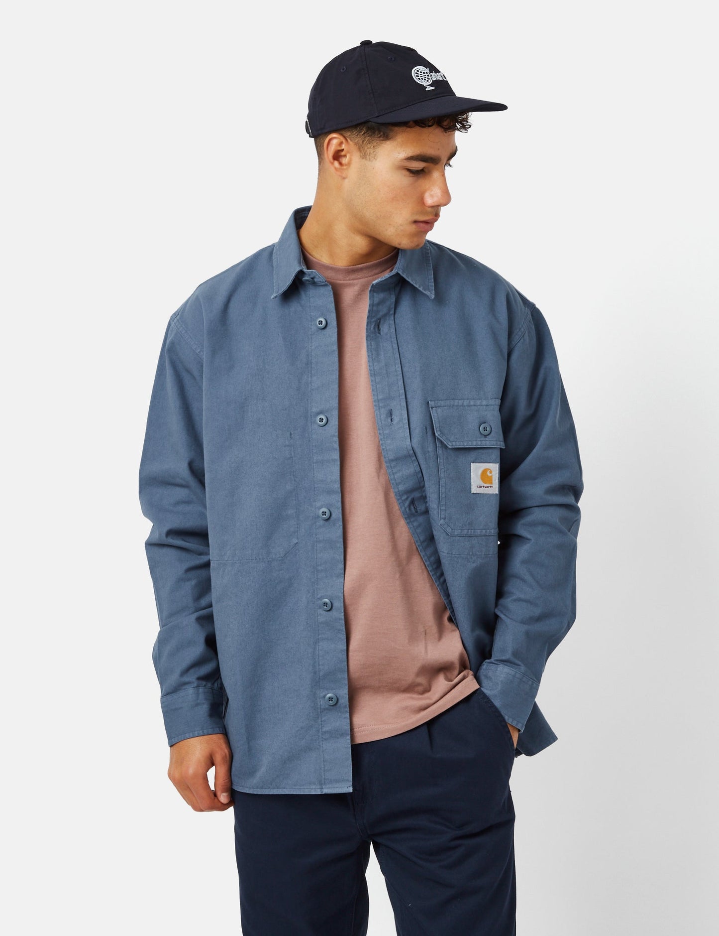 Surchemise Reno (Teinture vêtement) - Bleu Orage