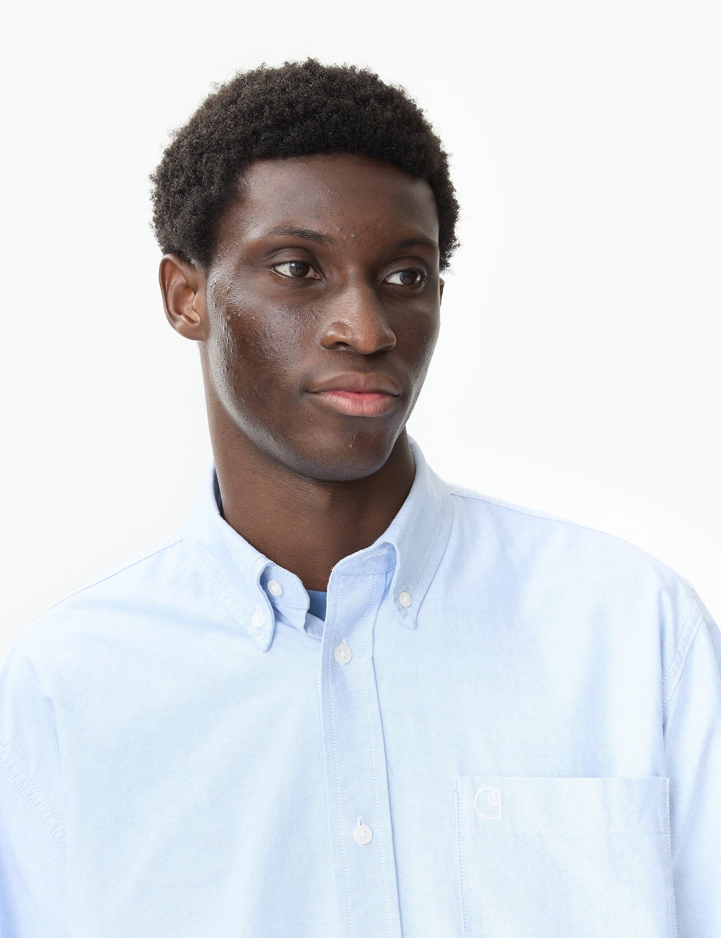 Chemise Braxton - Bleu délavé/Ciré