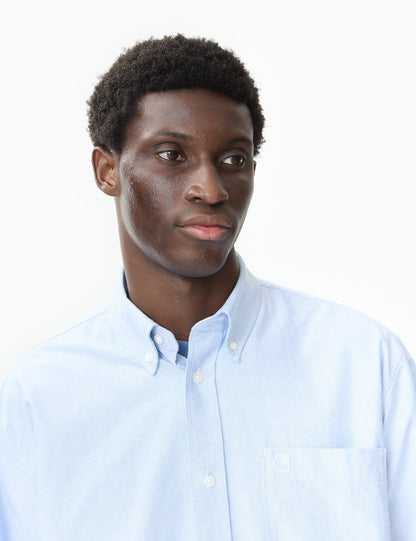 Chemise Braxton - Bleu délavé/Ciré